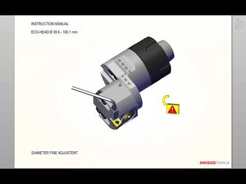 SWISSTOOLS ECO FEINBOHRKOPF AUSDREHKOPF BEDIENUNGSANLEITUNG MANUAL ECO HEAD