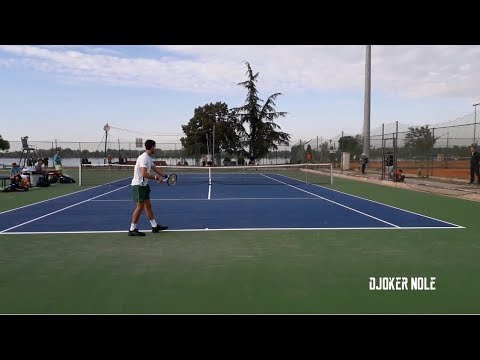 Novak Djokovic Practice - Belgrade 2018 | Court Level View (HD)