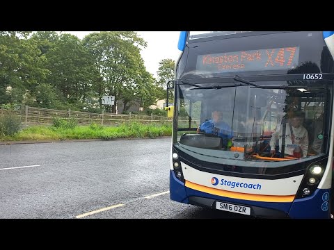 The X47 To Kingston Park - Stagecoach Northeast 10652 - SN16 OZR