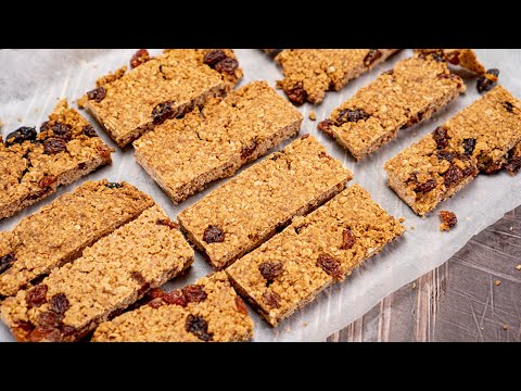 Easy and Homemade FAT-FREE HONEY GRANOLA BARS | Recipes.net - YouTube