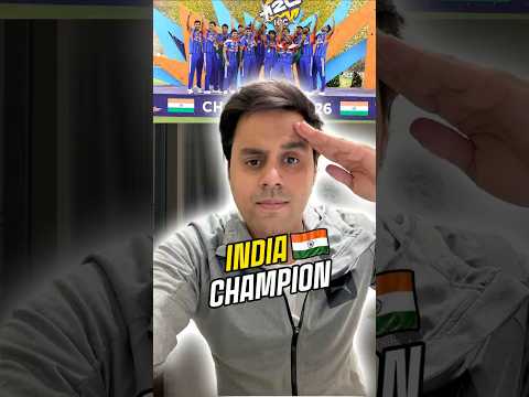 Champion India 🙏🏻😂 🇮🇳🫡 #t20worldcup2026 #cricket  #teamindia | @RJRaunac