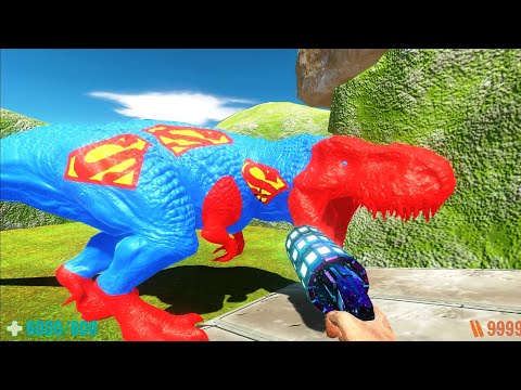 FPS DEATH RUN with ALL WEAPONS in MOUNTAIN - Animal Revolt Battle Simulator