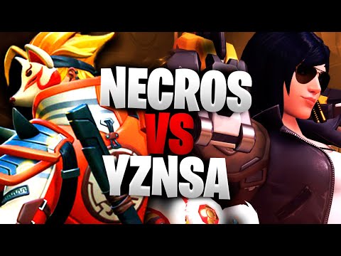 Necros #1 Genji VS Yznsa #1 Pharah and Echo! [ Overwatch Season 31 Top 500 ]