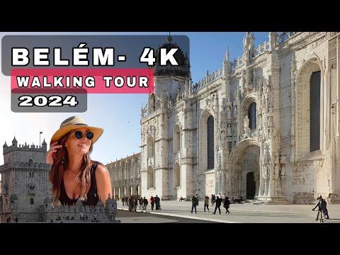 Exploring the Colorful Streets of Belém, 🇵🇹 - 4K Walking Tour