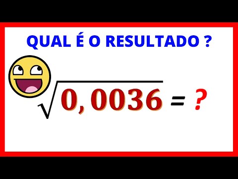 COMO EXTRAIR A RAZ QUADRADA DE NMEROS Decimais raiz NA MATMTICA BSICA