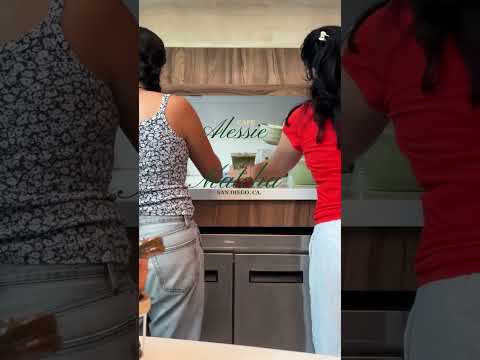 banana matcha in SAN DIEGO🍌🍰💌