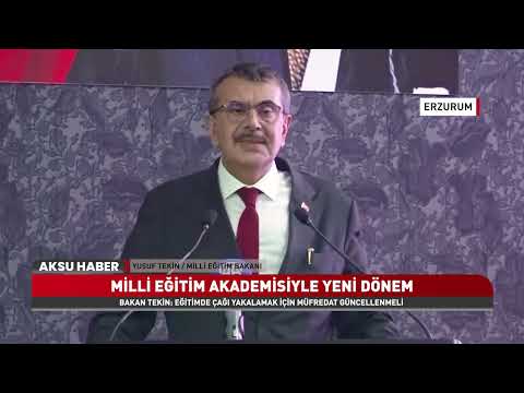 Milli Eğitim Akademisiyle Öğretmen Yetiştirmede Yeni Dönem! Bakan Tekin'den Müfredat Açıklaması