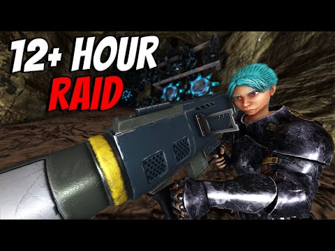 How We RAIDED An ENEMY Cave For 12+ HOURS - Ark