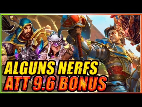 ATUALIZAÇÃO DIA 28 | NERF ULLR, MERC, NEMESIS! | SMITE BR: PATCH 9.6 BONUS