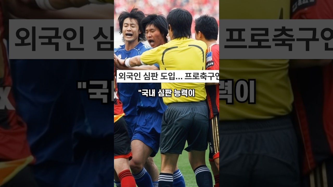 국내 심판 못 믿어 외국인 심판 썼던 K리그, 지금은 달라졌을까?