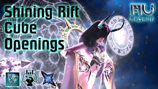 Mu Legend  🤞🏽  5 Shining Rift Cube openings, Lupa's Library