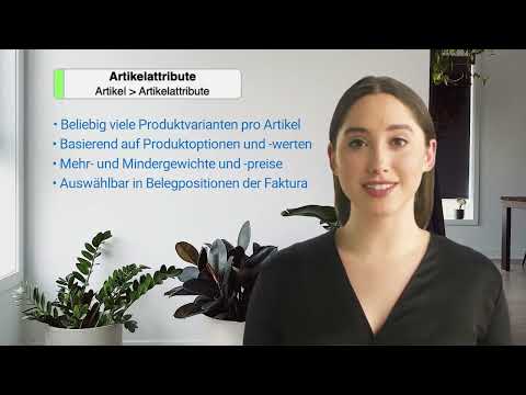 Video-Kurztutorial zu Artikel - Attribute Varianten