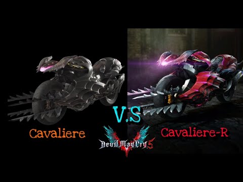 Devil May Cry 5 Cavaliere vs Cavaliere-R (DLC) - Differences! #DMC5