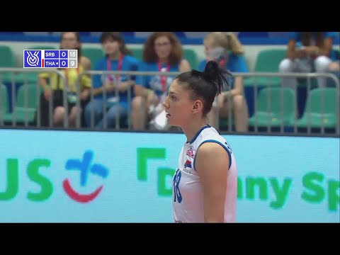 Tijana Boskovic | 2019.08.02 FIVB TVQ | Serbia vs Thailand (9-2)