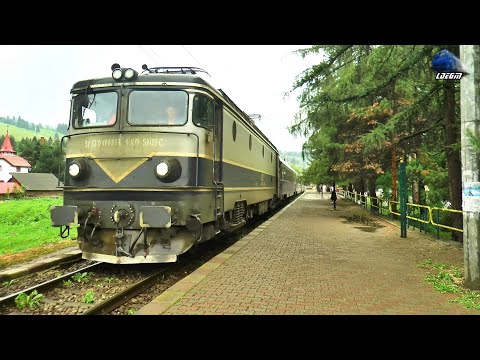 Trenul IR1831 Timișoara Nord-Cluj-Iași Train in Halta Vatra Dornei Băi Trains Stop - 01 July 2022