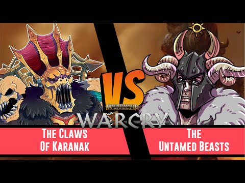 Age of Sigmar Warcry Battle Report: Claws of Karanak vs Untamed Beasts
