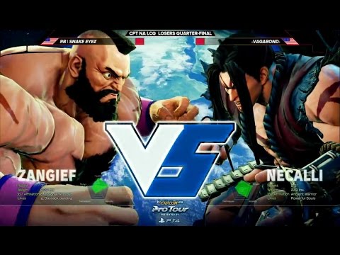 Snake Eyez (Zangief) vs -Vagabond- (Necalli) - CPT North America - Last Chance Qualifier