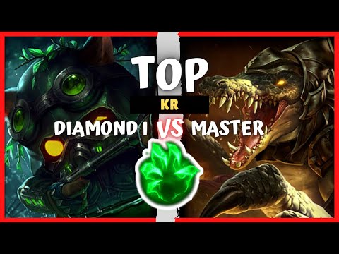 Korean Diamond Teemo Top vs Master Renekton Main - KR Rank S10