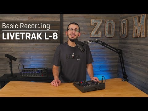 Zoom LiveTrak L-8 8-channel Digital Mixer / Recorder