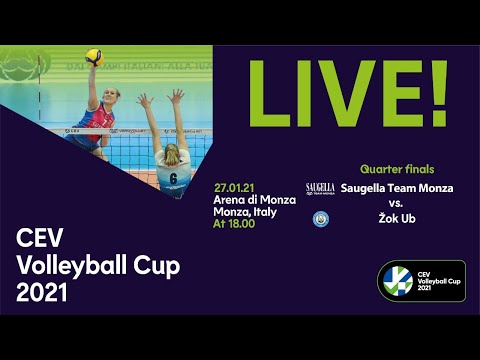 CEV Volleyball Cup 2021 | 4th Finals | Saugella Monza vs Zok UB