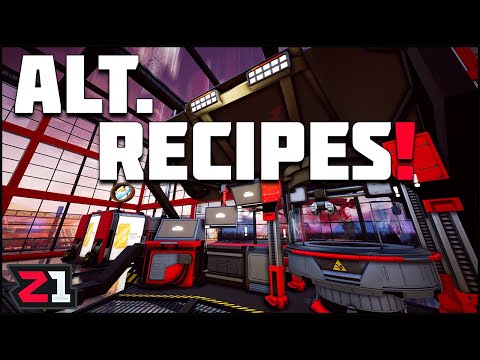 Hard Drive HUNTING and Alternate Recipes ! Satisfactory Update 3 Ep 15 | Z1 Gaming