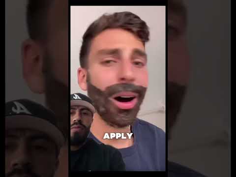 I use Just For Men Beard Dye #mensbeard #beard #bearddye #short #shorts #ytshorts