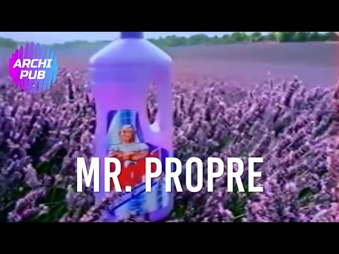 Publicité nettoyant ménager Mr Propre - 1995