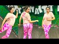 Actress Sayyeshaa Saigal Dance Rehearsal For Raawadi Song Sayesh Hot Dance In Pathu Thala