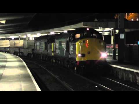 37059/37259 6k73 Sellafield - Crewe flasks, 2nd December 2014 THRASH !!