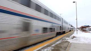 UP AC44s Pull Amtrak Hospital Train to Chicago