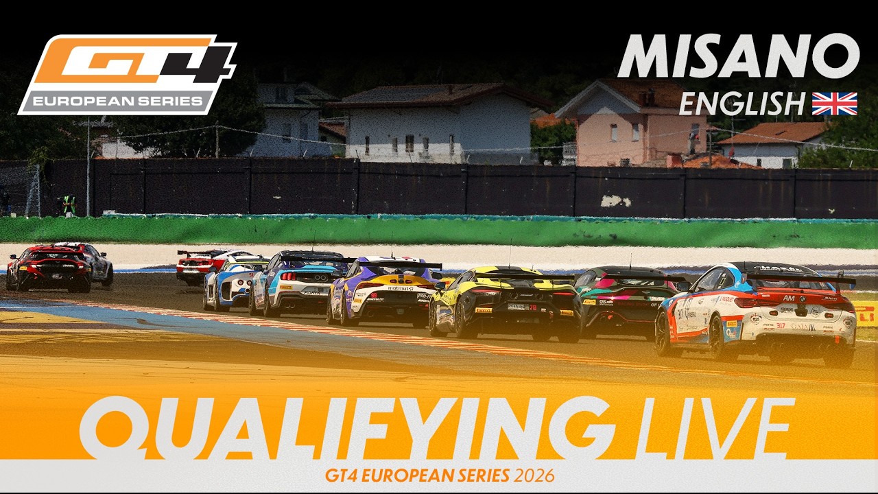 LIVE I Qualifying I Misano I GT4 European Series 2026 (English)