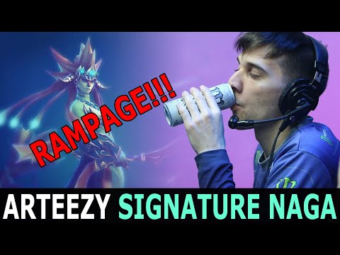 ARTEEZY SIGNATURE NAGA WITH A RAMPAGE! | DOTA 2 Gameplay