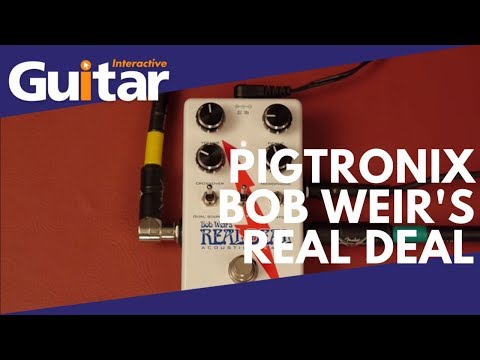 Pigtronix Bob Weir's Real Deal Acoustic Preamp 2010s - White/Red/Blue image 3