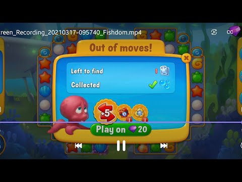 Fishdom Level 3994 Failed, Two Times Using Coins Still Failed. 😭