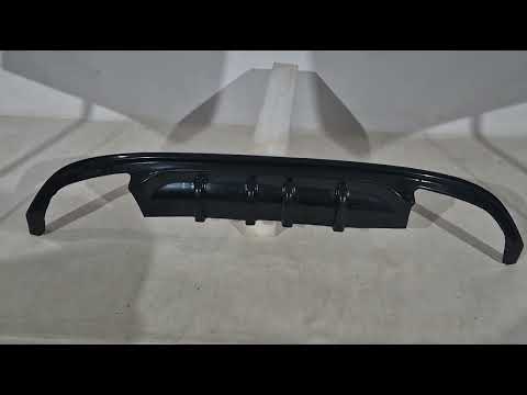 Диффузор заднего бампера DPT V-1 черный глянец для Volkswagen Golf 7/E-Golf 2012-2020 гг - фото 1 - id-p2450536273
