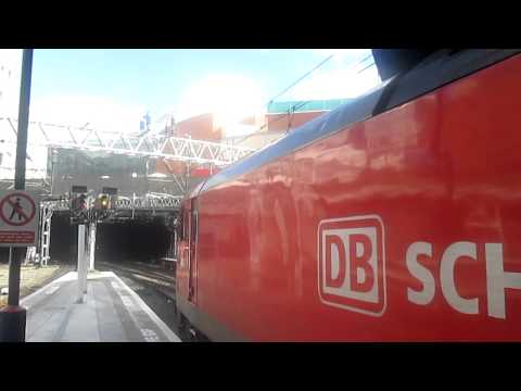 (HD) DB Schenker's 60017 Works Diverted 6E08 Steel Via Birmingham,New Street 8/10/13