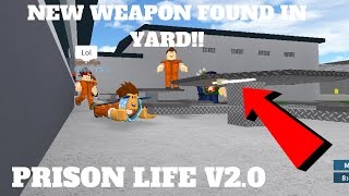 ROBLOX Prison Life V2.0- New Secret Weapon Found! (New Update!)