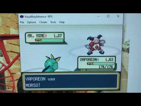 Pokémon Rosso Fuoco - Sfida contro Capopalestra Sabrina