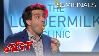 Brett Loudermilk Attempts an AGT FIRST With a Surprising Reveal! - America's Got Talent 2020 video