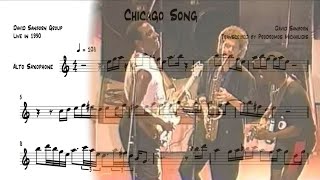Chicago Song - David Sanborn Transcripton (Live Version)