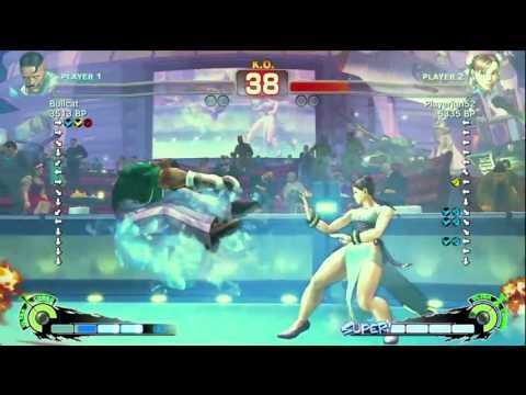 Bullcat [Dudley] vs Playerjun52 [Chun] SSF4 Japanese Online Ranked Matches - TRUE-HD