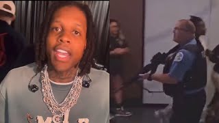 Lil Durk RESPONDS To SHOOTING Rumors At His Concert &amp; MERCH Being STOLEN By Fans “YA’LL CRAZY A$$…