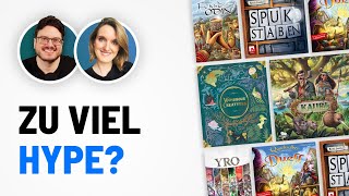 Gehypte Neuheiten und andere Brettspiele im Kurz-Fazit