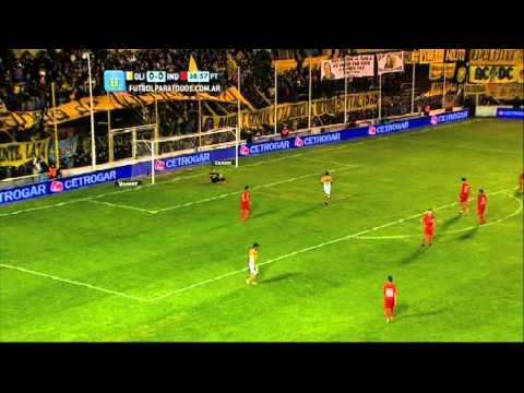 Atajada de Rodríguez. Olimpo 0 - Independiente 0. Fecha 4. Primera División 2014. FPT