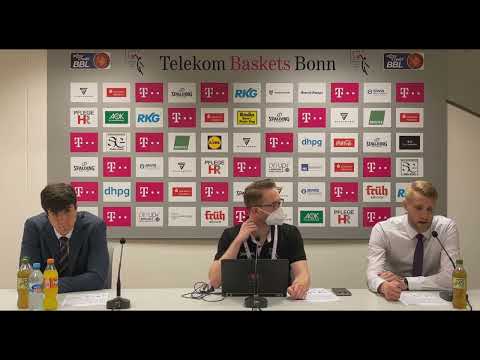 Pressekonferenz Playoffs 1/4-Finale Spiel 2: Telekom Baskets Bonn vs. Hamburg Towers