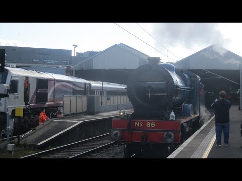 RPSI 85 Merlin and Loco 075 at Connolly with RPSI Cravens 13/3/2022
