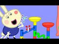 Peppa Pig Makes The Worlds Largest Marble Run Ever Kids TV And Stories