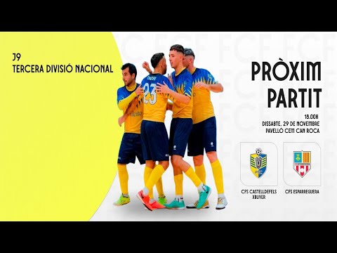 CFS Castelldefels XBUYER - CFS Esparraguera - Tercera Divisió Nacional - Jornada 9