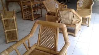 preview picture of video 'Bamboo furniture smith at Bona village-Gianyar-Bali'