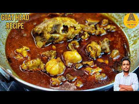 A Perfect Recipe Of Goat Head Curry Recipe | Bihari Style Mutton Head Curry | Mutton Head Recipe